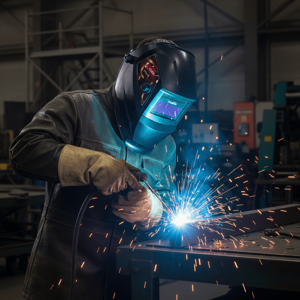 Telwin Safety Helmets Telwin Stream Auto-Darkening Welding Helmet with Grinding Mode for MIG-MAG, MMA & TIG Welding - TEL-802813