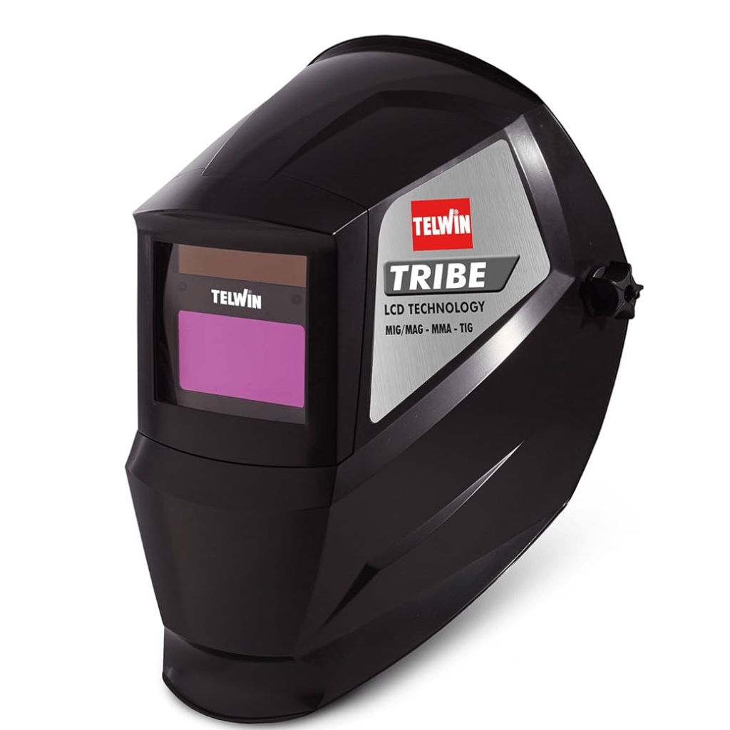 Telwin Safety Helmets Telwin Tribe Automatic Welding Helmet with Solar-Powered Auto-Darkening Lens for MIG-MAG, MMA & TIG Welding - TEL-802658