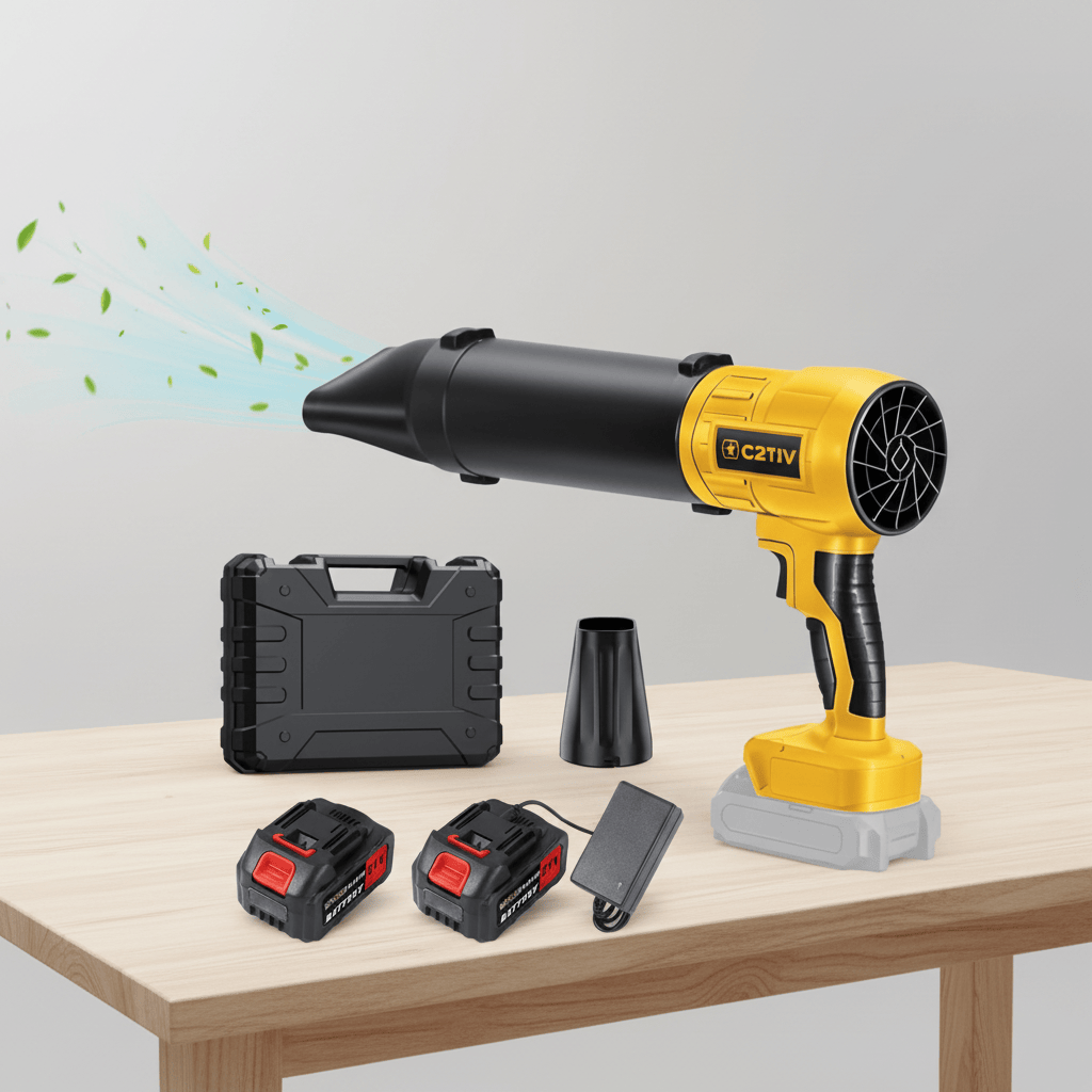 Tera Blower Tera 21V Cordless Turbo Jet Blower with Battery, Charger & Accessories - P030602