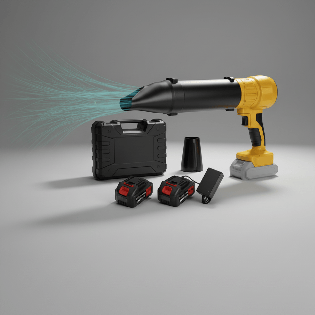 Tera Blower Tera 21V Cordless Turbo Jet Blower with Battery, Charger & Accessories - P030602