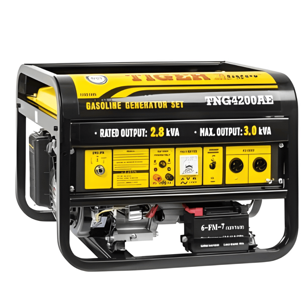 Tiger Generator Tiger Gasoline Generator 2.8KW - TNG4200AE-B-W
