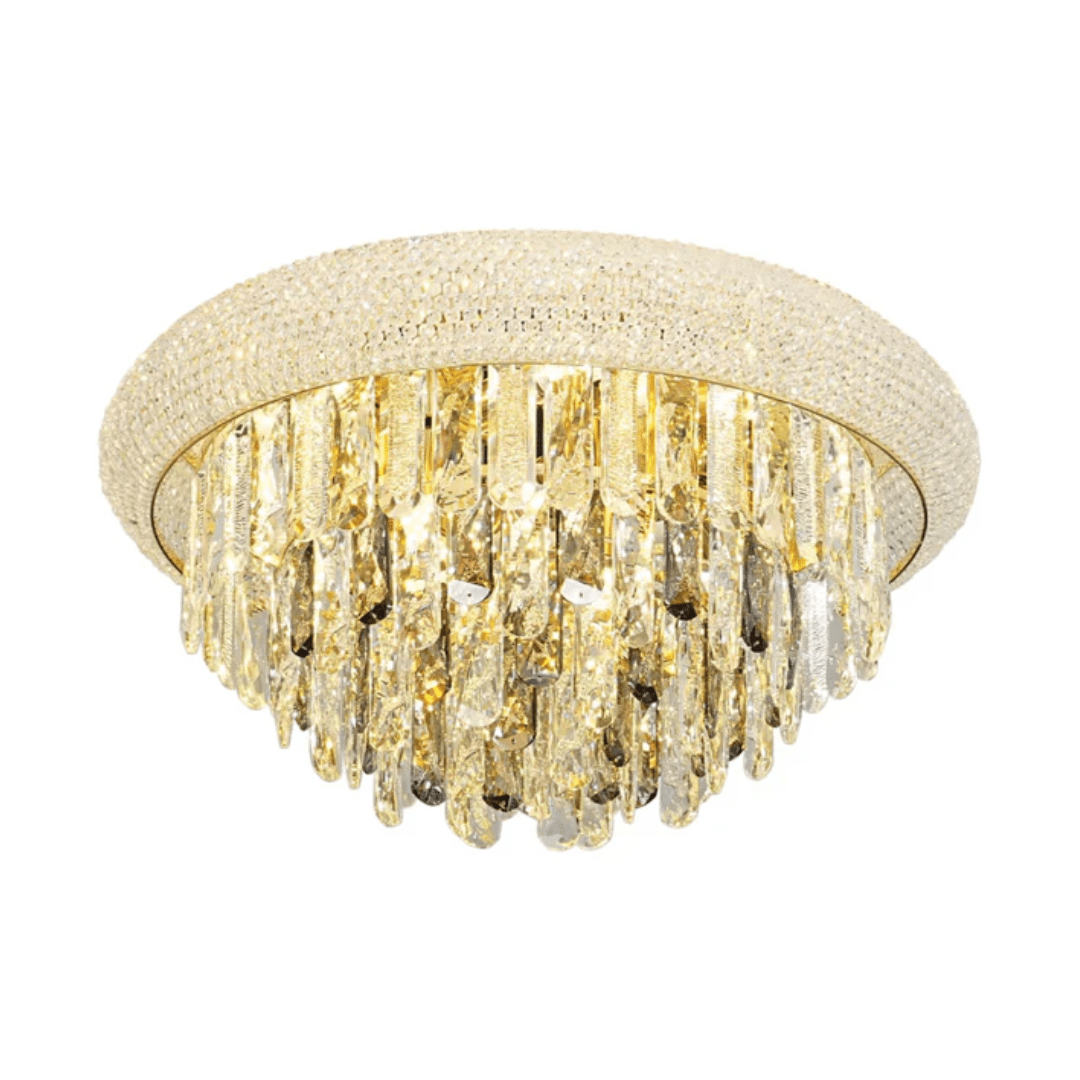 TKLD Pendant & Chandeliers Alexandra Flush Crystal Chandelier Ceiling Light - 40W