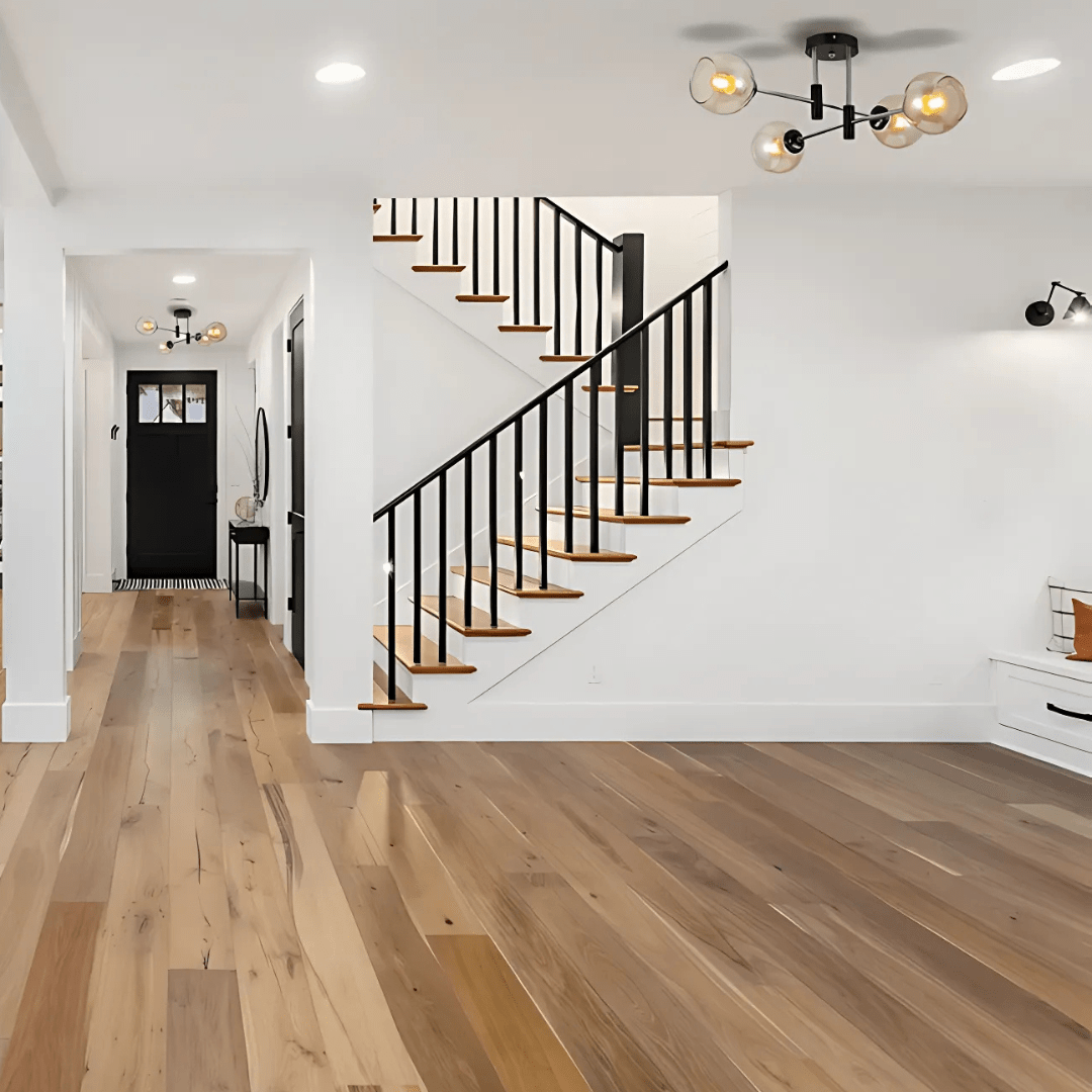 TKLD Ceiling Lights Amber 4 Lamp Glass Globe Chrome and Black Metal Semi Flush Ceiling Light - 60W