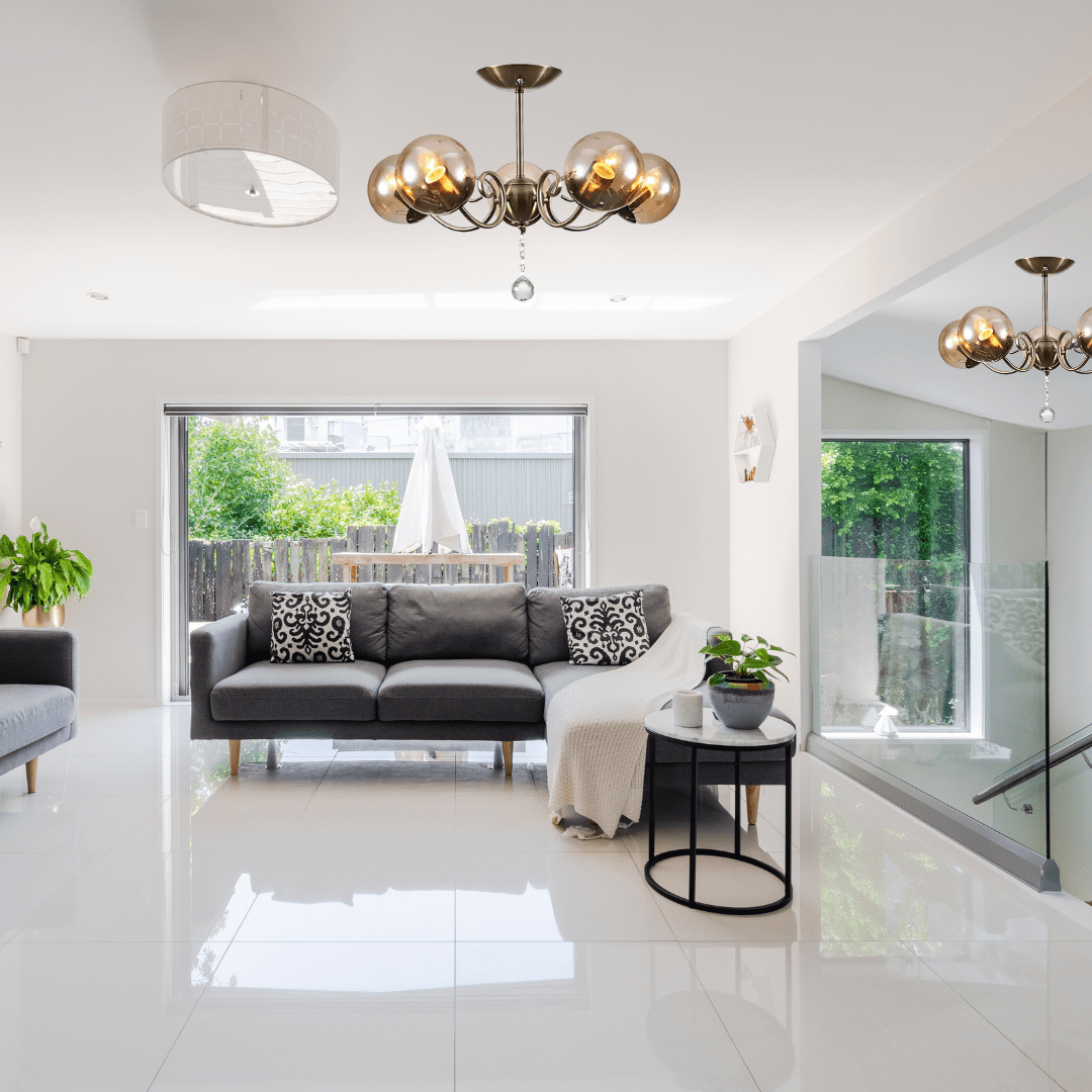 TKLD Ceiling Lights Amber 5 Lamp Globe Glass Vintage Retro Crystal Ceiling Light - 40W