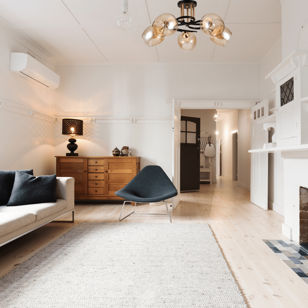 TKLD Pendant & Chandeliers Amber Bell 5 Lamp Glass Black Gold Metal Semi Flush Ceiling Light - 60W