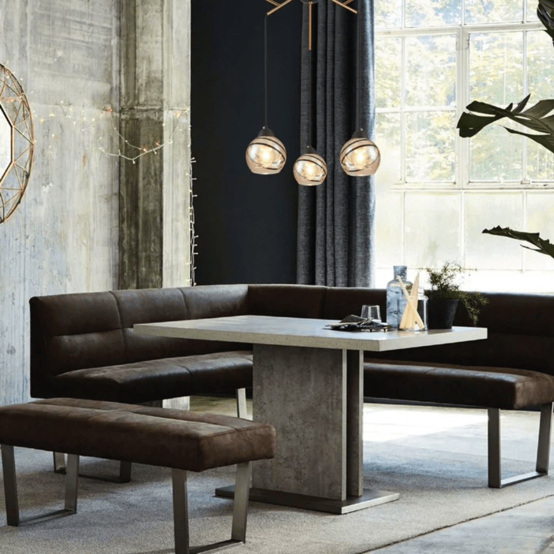 TKLD Ceiling Lights Amber Dome Glass Gold 3 Lamp Twig Modern Ceiling Light - 40W