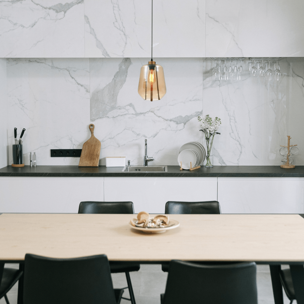 TKLD Pendant & Chandeliers Amber Glass Schoolhouse E27 Pendant Ceiling Light L