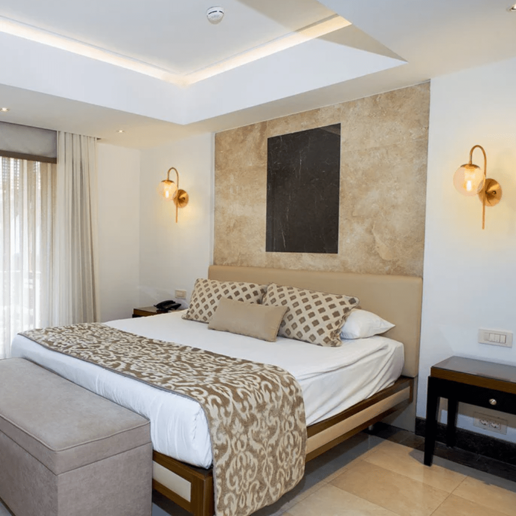 TKLD Wall & Sconce Lights Amber Globe Glass Gold Aluminium Bronze Cane Metal Downward E27 Wall Light