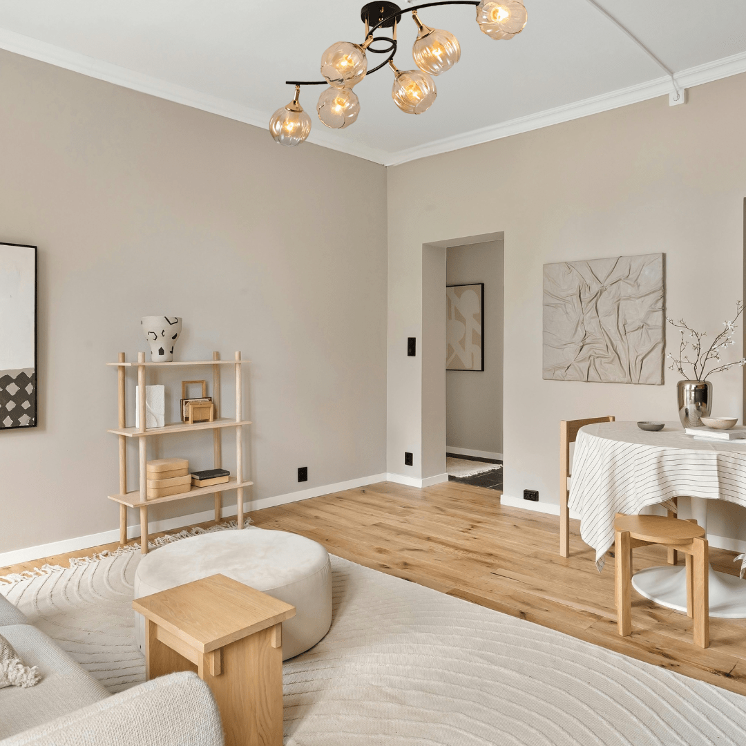 TKLD Ceiling Lights Amber Reeded 6 Lamp Globe Glass Vintage Retro Semi Flush Ceiling Light - 40W