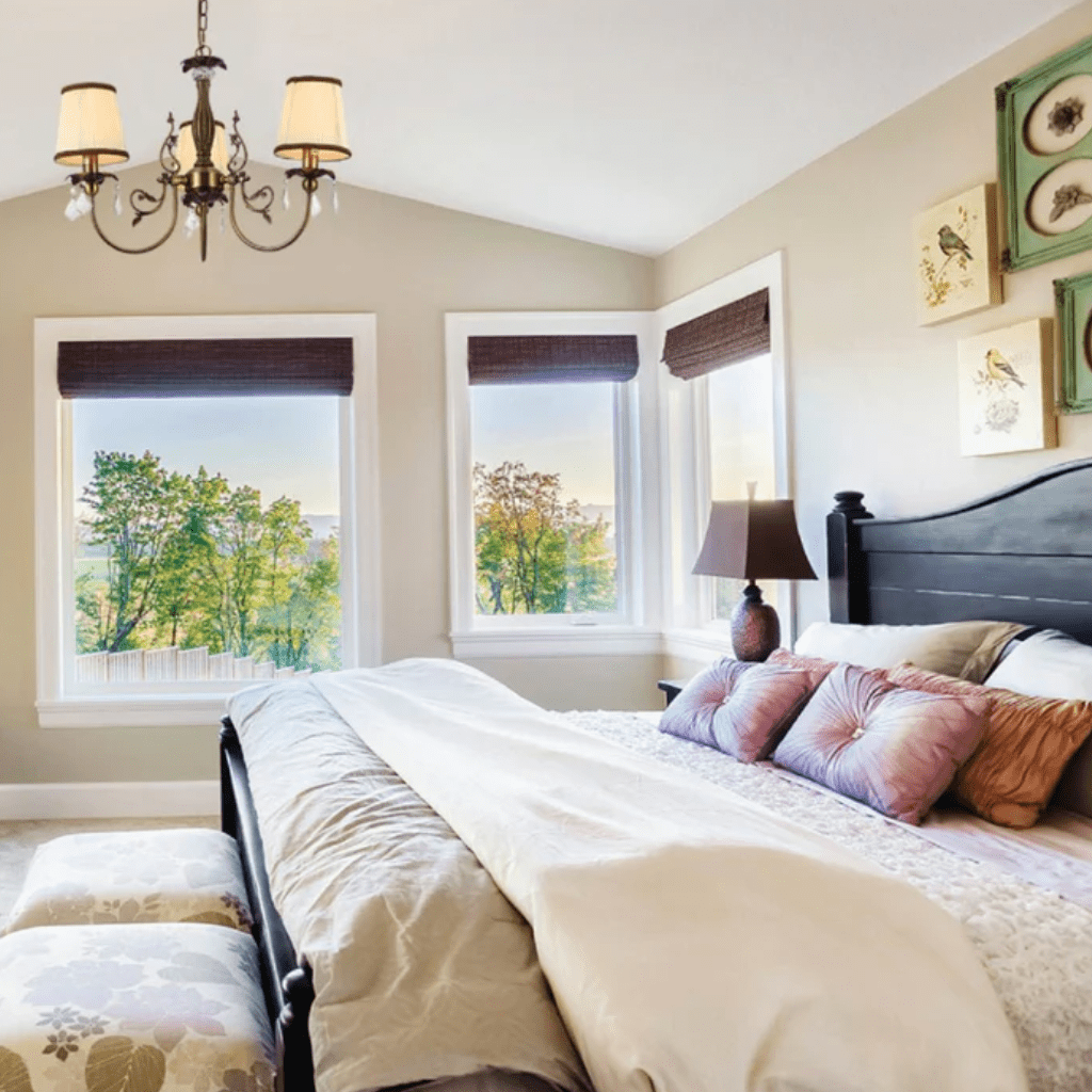 TKLD Pendant & Chandeliers Antique Brass Finishing Off White Shade Candle Vintage Crystal E14 Ceiling Light