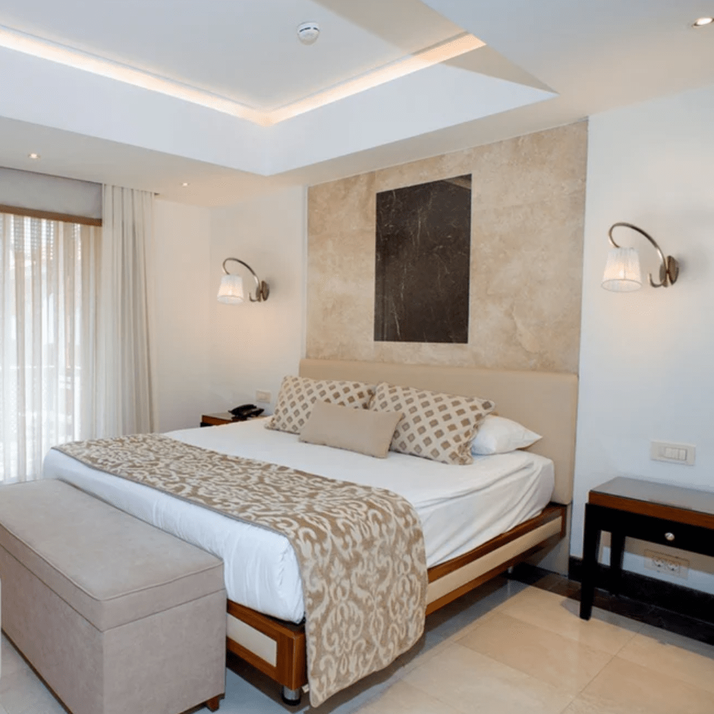 TKLD Wall & Sconce Lights Antique Brass Metal Body Rice White Fabric Shade Lantern Wall Light