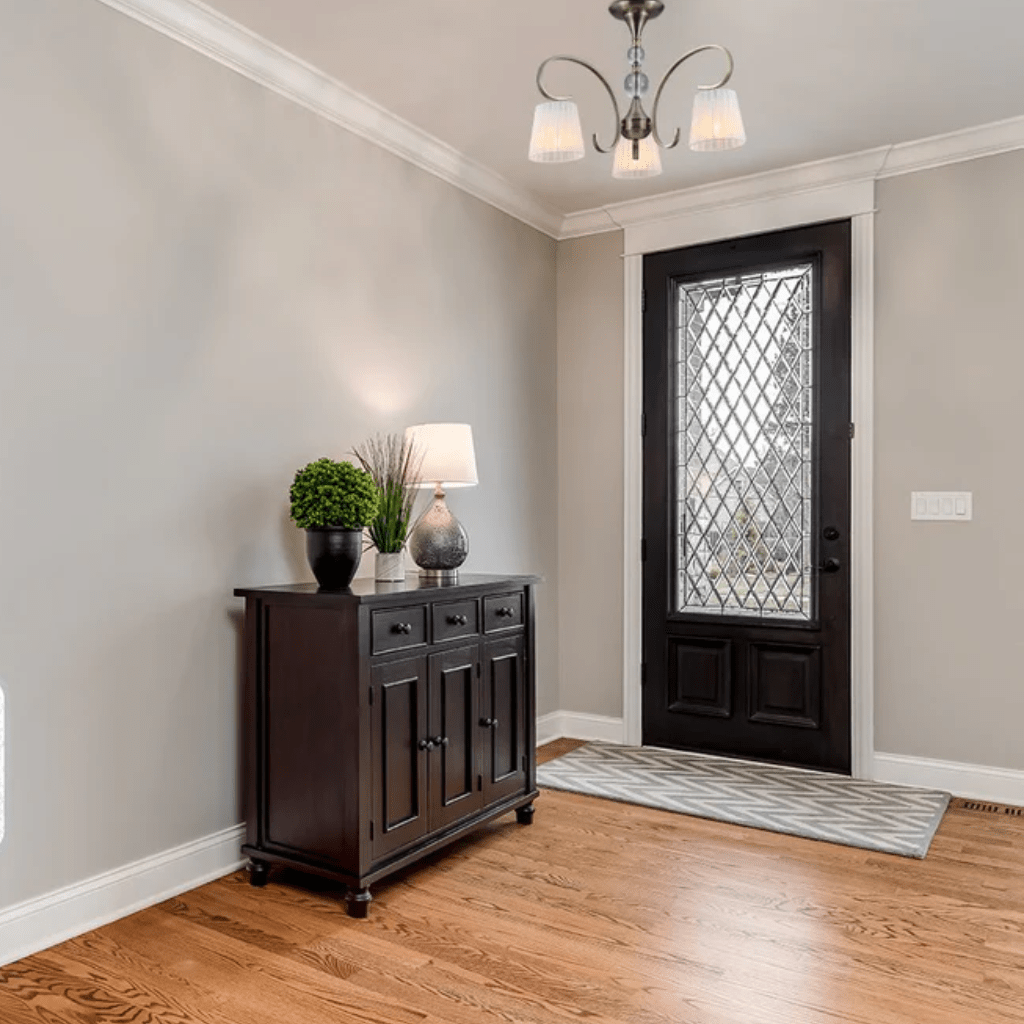 TKLD Wall & Sconce Lights Antique Brass Metal Body Rice White Fabric Shaded Ceiling Chandelier Light E27 - 3 Lamps