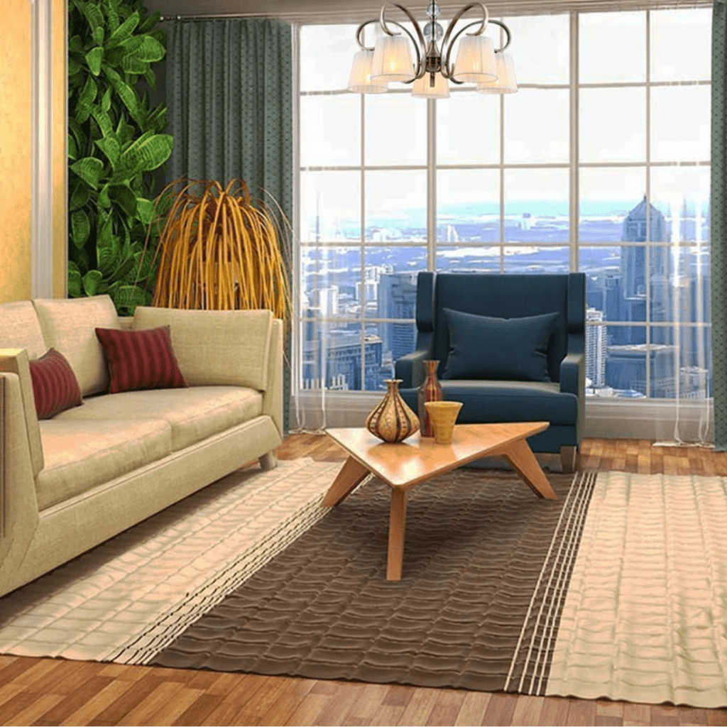 TKLD Pendant & Chandeliers Antique Brass Metal Body Rice White Fabric Shaded Ceiling Chandelier Light E27 - 5 Lamps