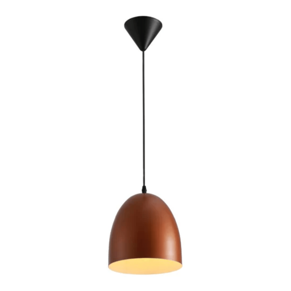 TKLD Pendant & Chandeliers Antique Copper Dome Metal E27 Pendant Ceiling Light - D220/D300