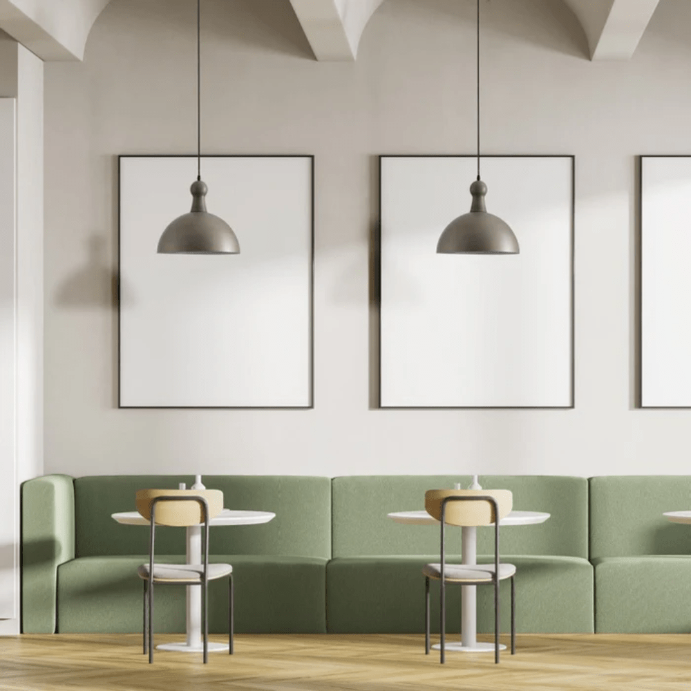 TKLD Pendant & Chandeliers Antique Grey Brass Dome Metal E27 Pendant Ceiling Light - D380