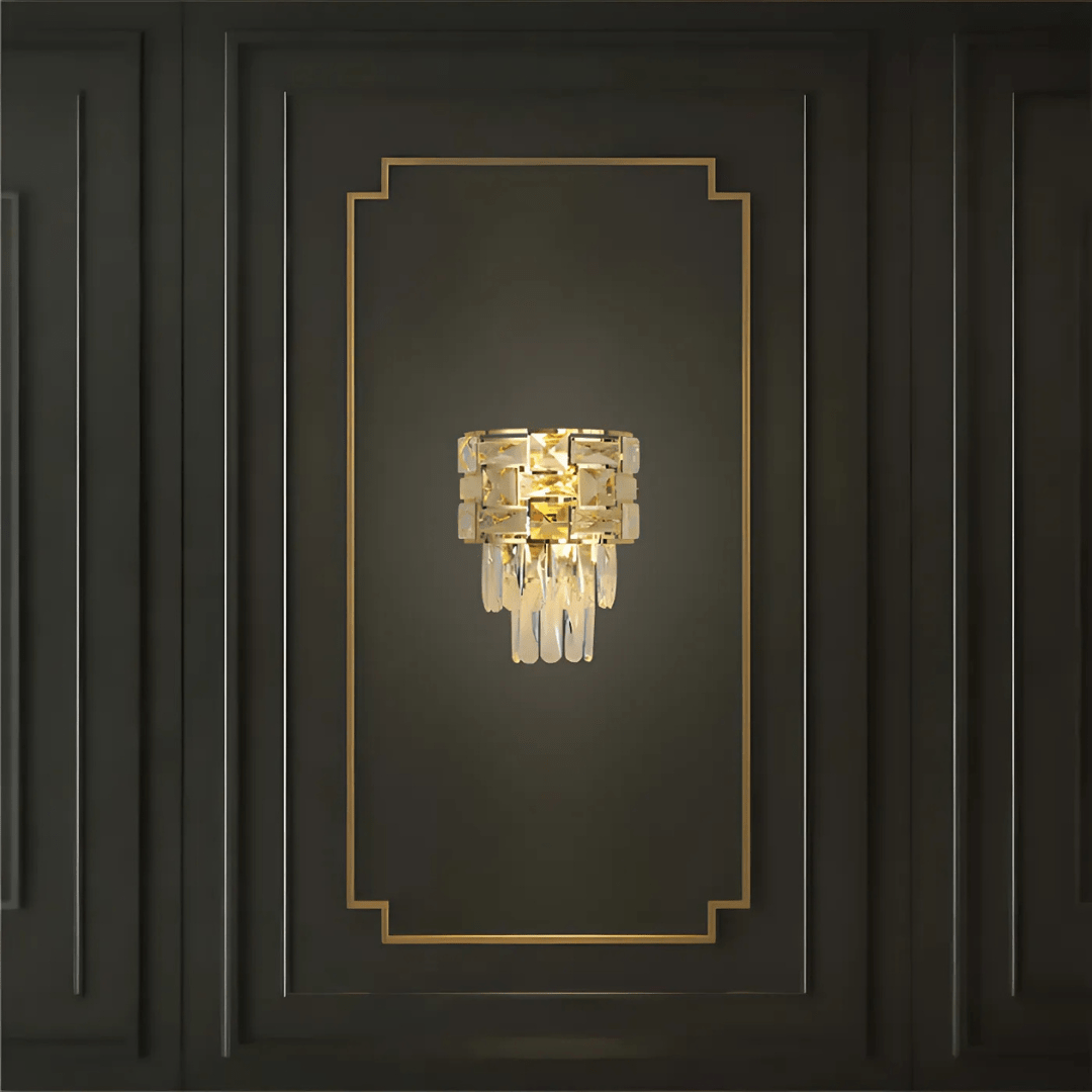 TKLD Wall & Sconce Lights Basketweave Crystal Chandelier Wall Light - 40W