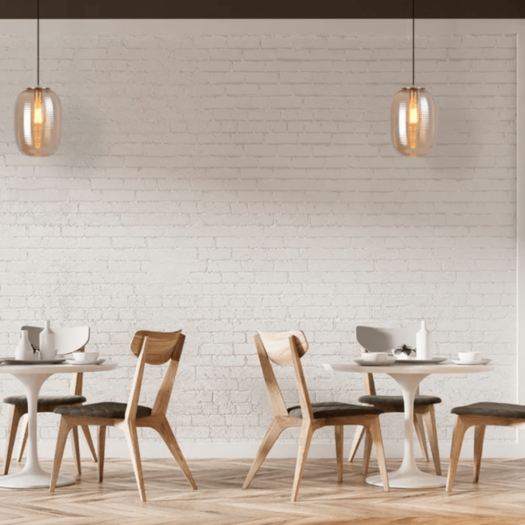 TKLD Pendant & Chandeliers Bee Hive Amber Glass E27 Pendant Ceiling Light