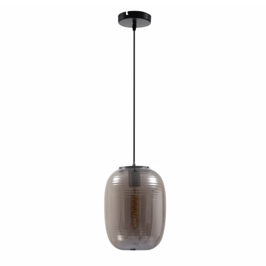 TKLD Pendant & Chandeliers Bee Hive Smoky Glass E27 Pendant Ceiling Light