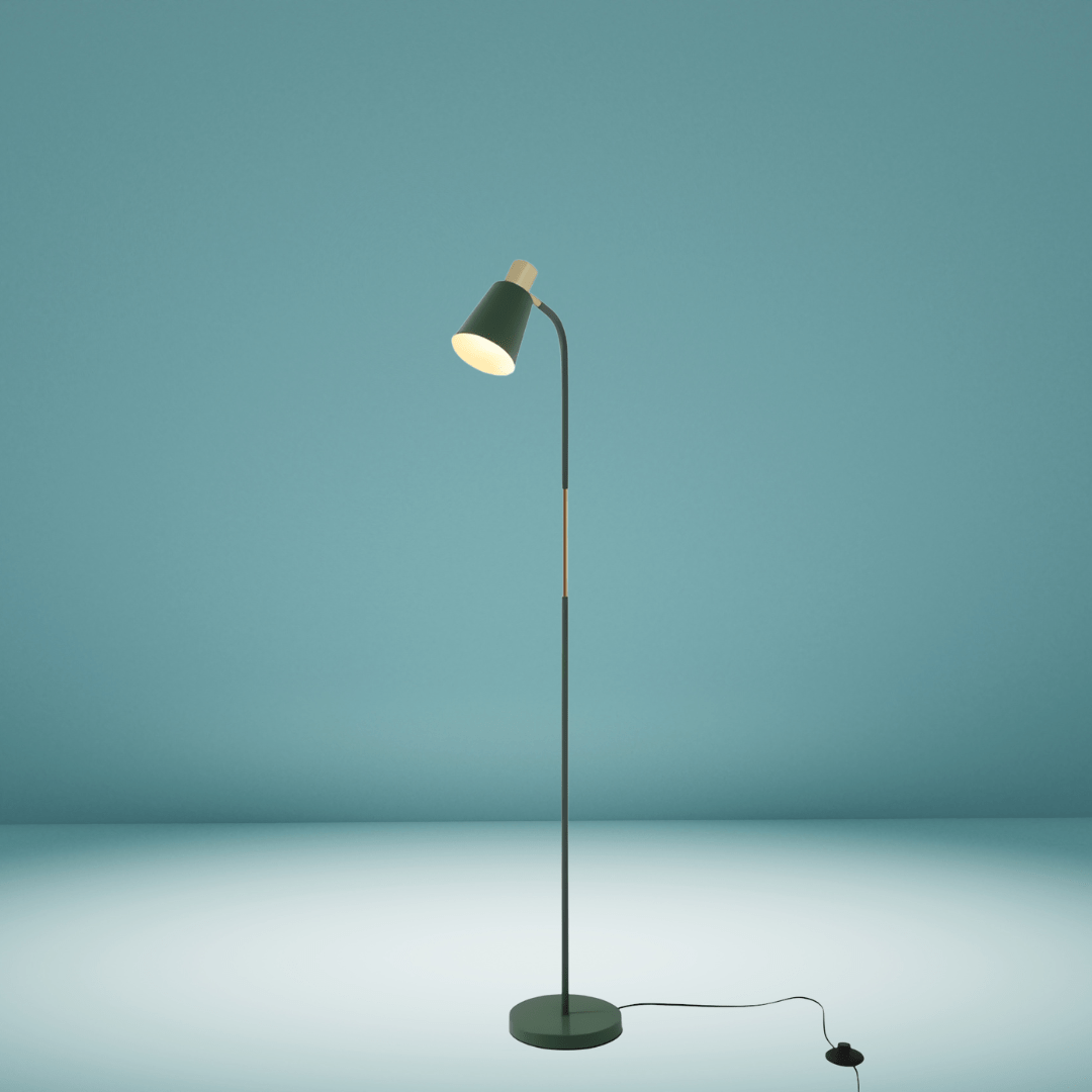 TKLD Table & Floor Lamps Bend Design Floor Lamp With Gold Accents - 40W
