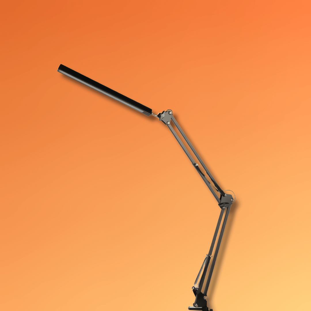 TKLD Table & Floor Lamps Black 1 Lamp LED Long Arm Dimming Desk Light - 10W