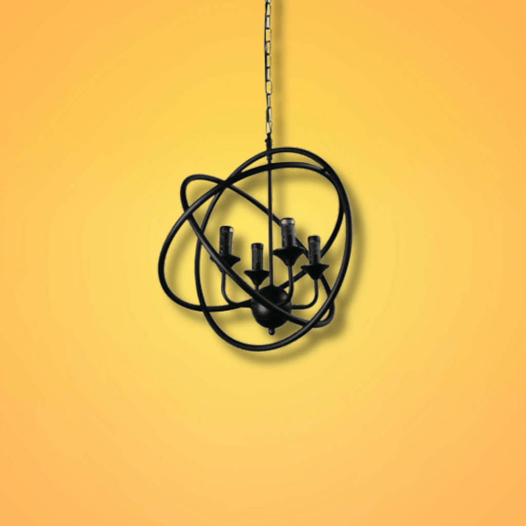 TKLD Pendant & Chandeliers Black 3 Circle E14 Pendant Ceiling Light