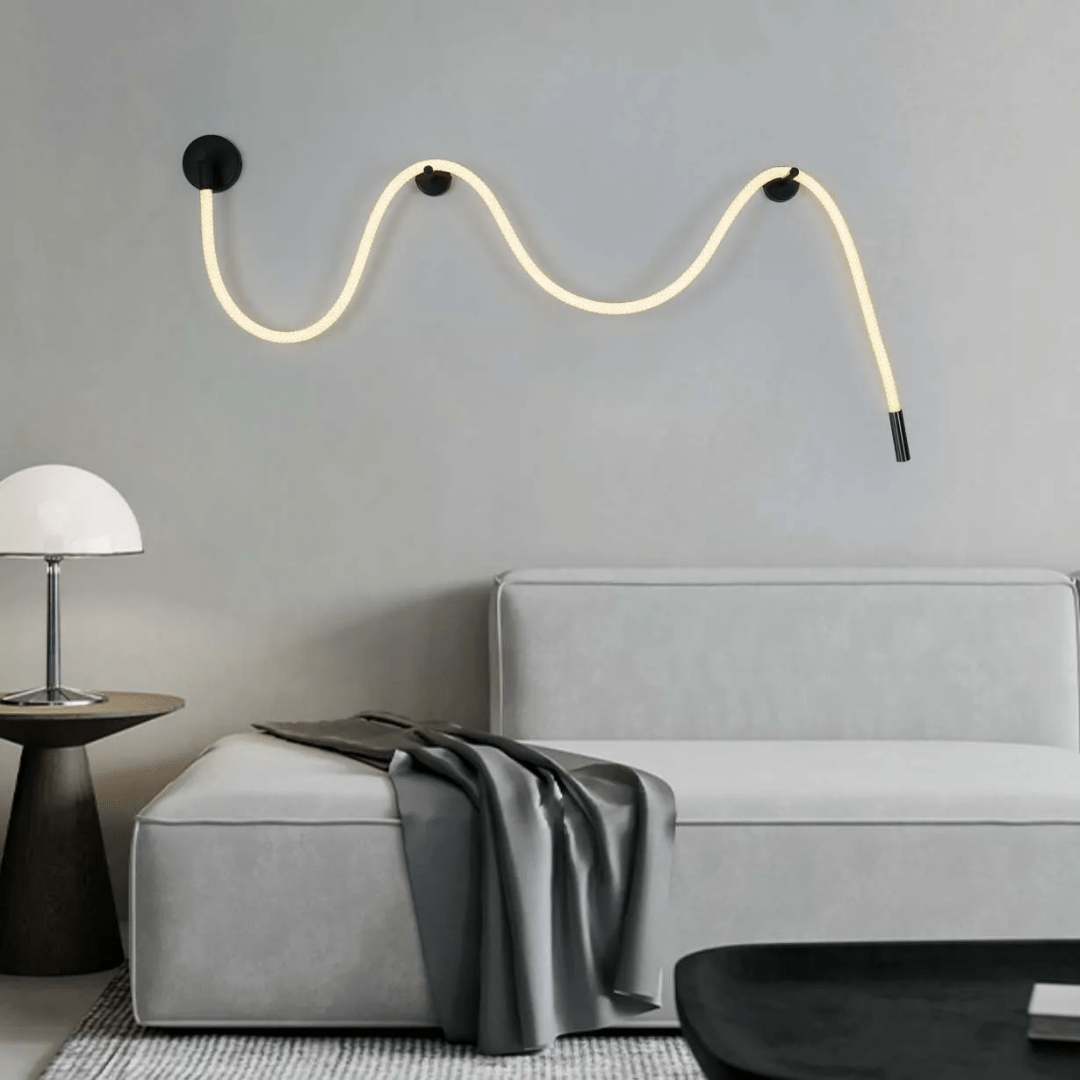 TKLD Pendant & Chandeliers Black and Bronze LED Wall Light 39344 - 3000K