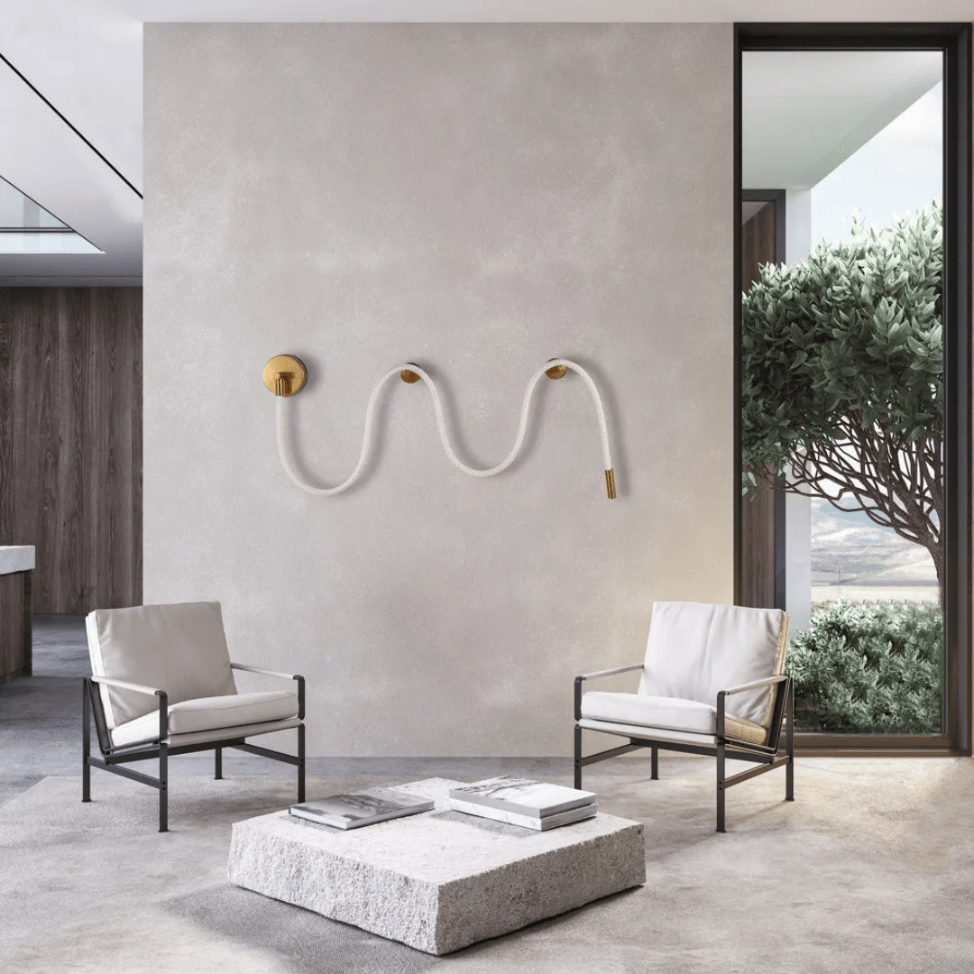 TKLD Pendant & Chandeliers Black and Bronze LED Wall Light 39345 - 3000K