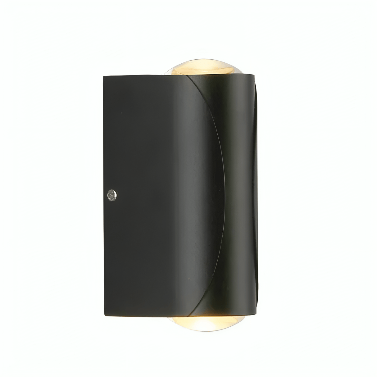 TKLD Wall & Sconce Lights Black Corrugated Up Down Outdoor Modern LED Wall Light - 2 X 1W