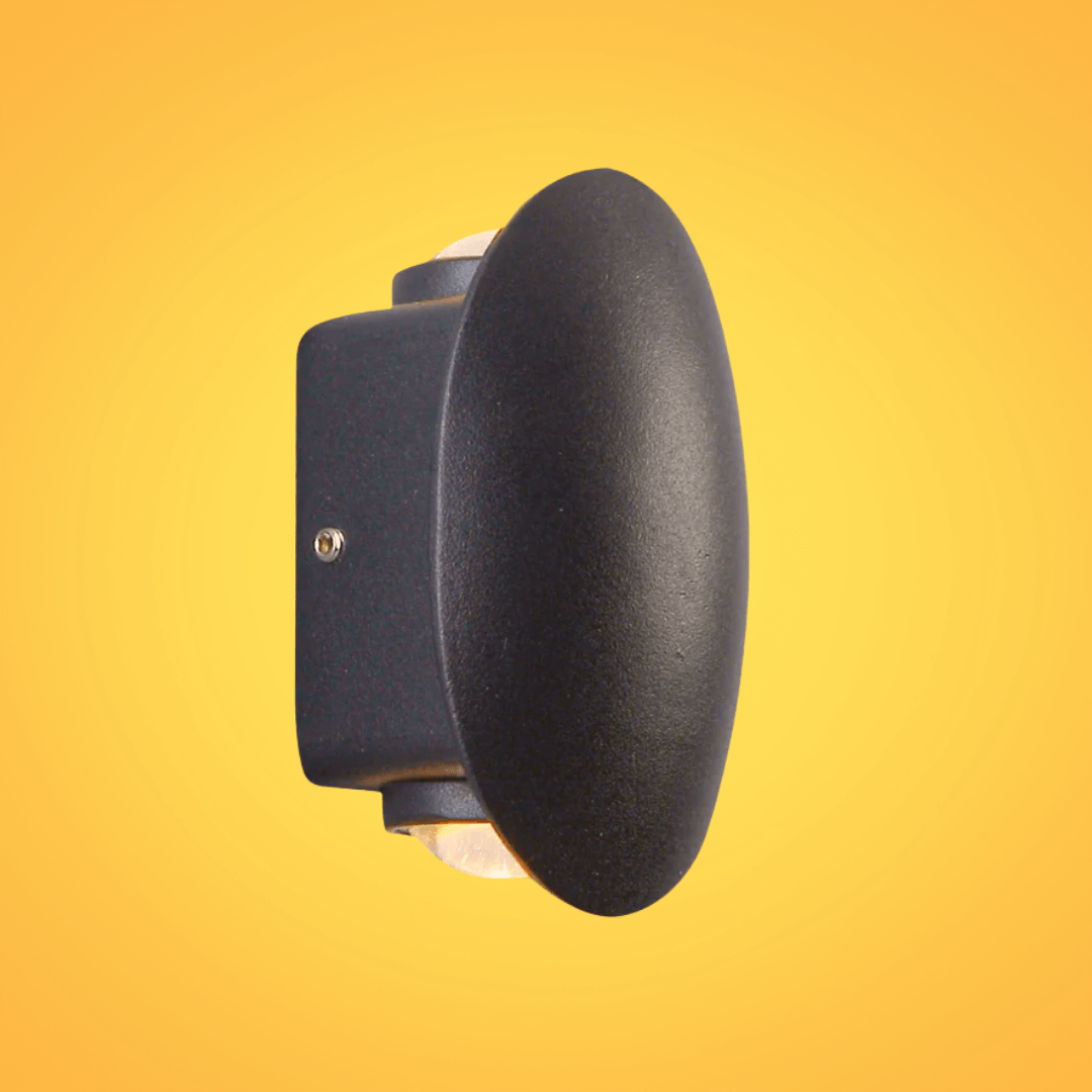 TKLD Wall & Sconce Lights Black Ellipse Up Down Decorative Outdoor Modern LED Wall Light - 2 X 1W
