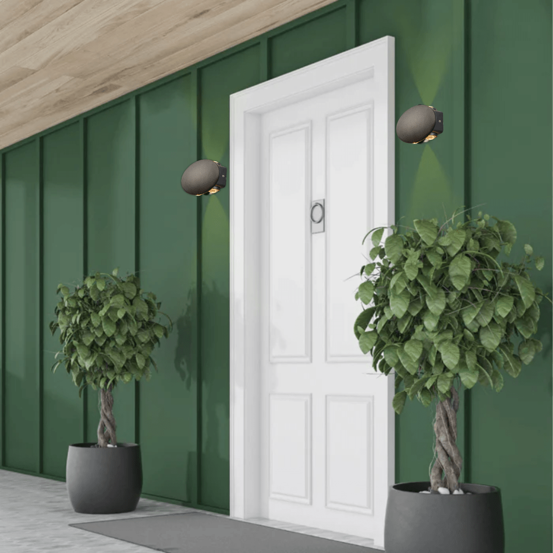 TKLD Wall & Sconce Lights Black Ellipse Up Down Decorative Outdoor Modern LED Wall Light - 4 X 1W