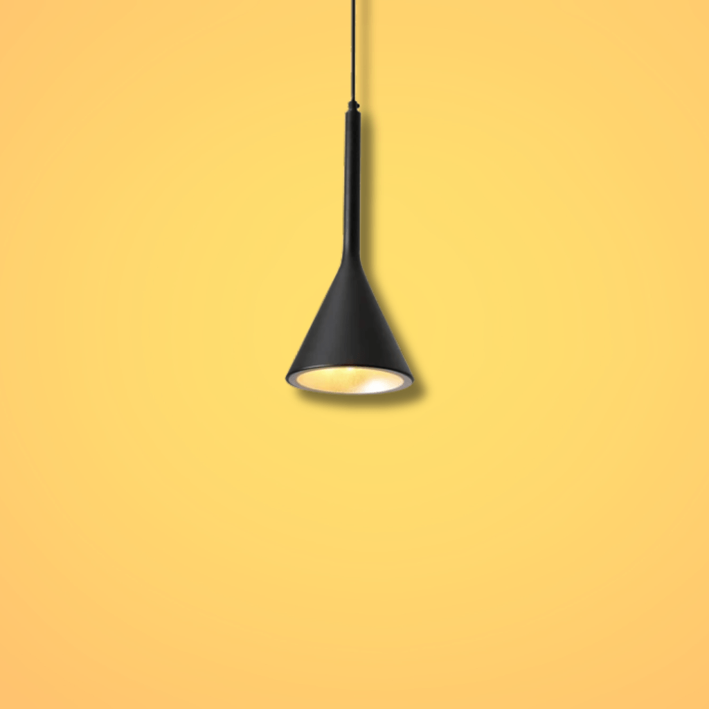 TKLD Pendant & Chandeliers Black Funnel Nordic Modern Metal E27 Ceiling Pendant Light