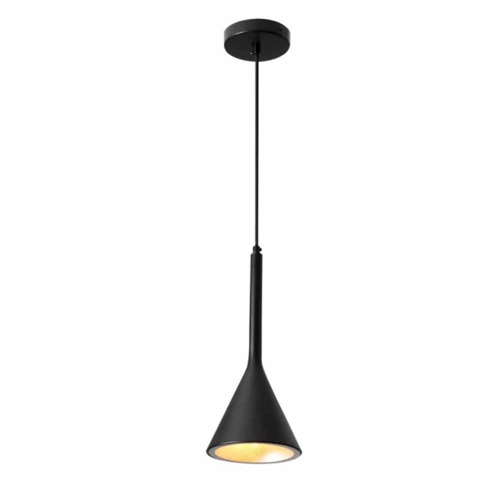 TKLD Pendant & Chandeliers Black Funnel Nordic Modern Metal E27 Ceiling Pendant Light