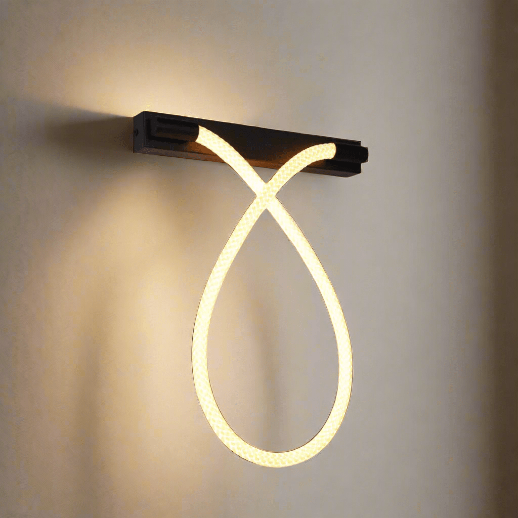 TKLD Pendant & Chandeliers Black LED Wall Light 39291 - 3000K