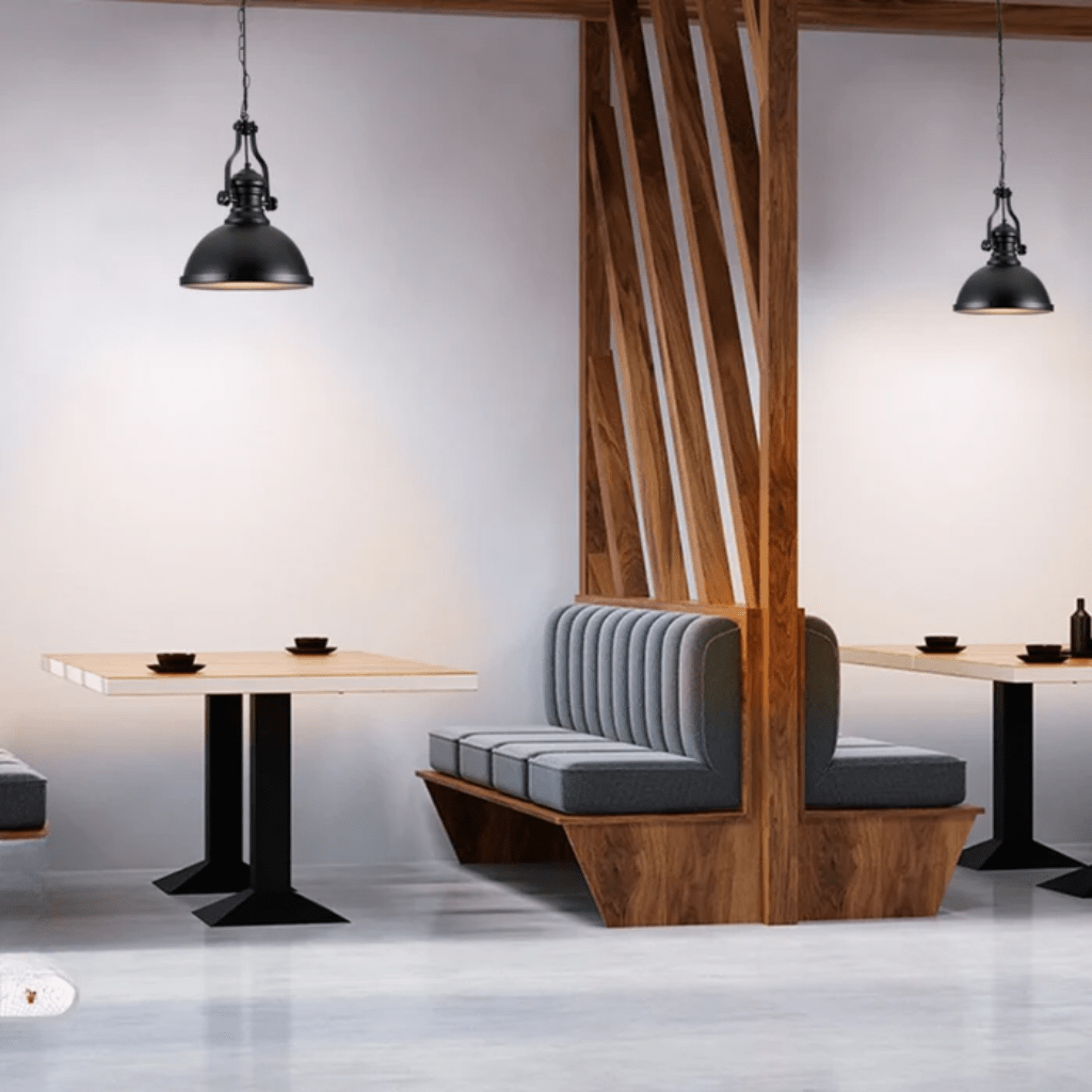 TKLD Pendant & Chandeliers Black Nautical Dome Shade Glass Metal E27 Ceiling Pendant Light