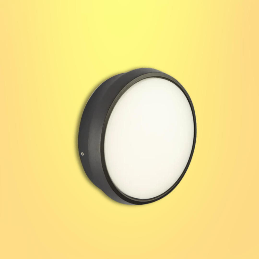 TKLD Wall & Sconce Lights Black Ring Moonlight Outdoor Modern LED Wall Light - D175 mm / D245 mm