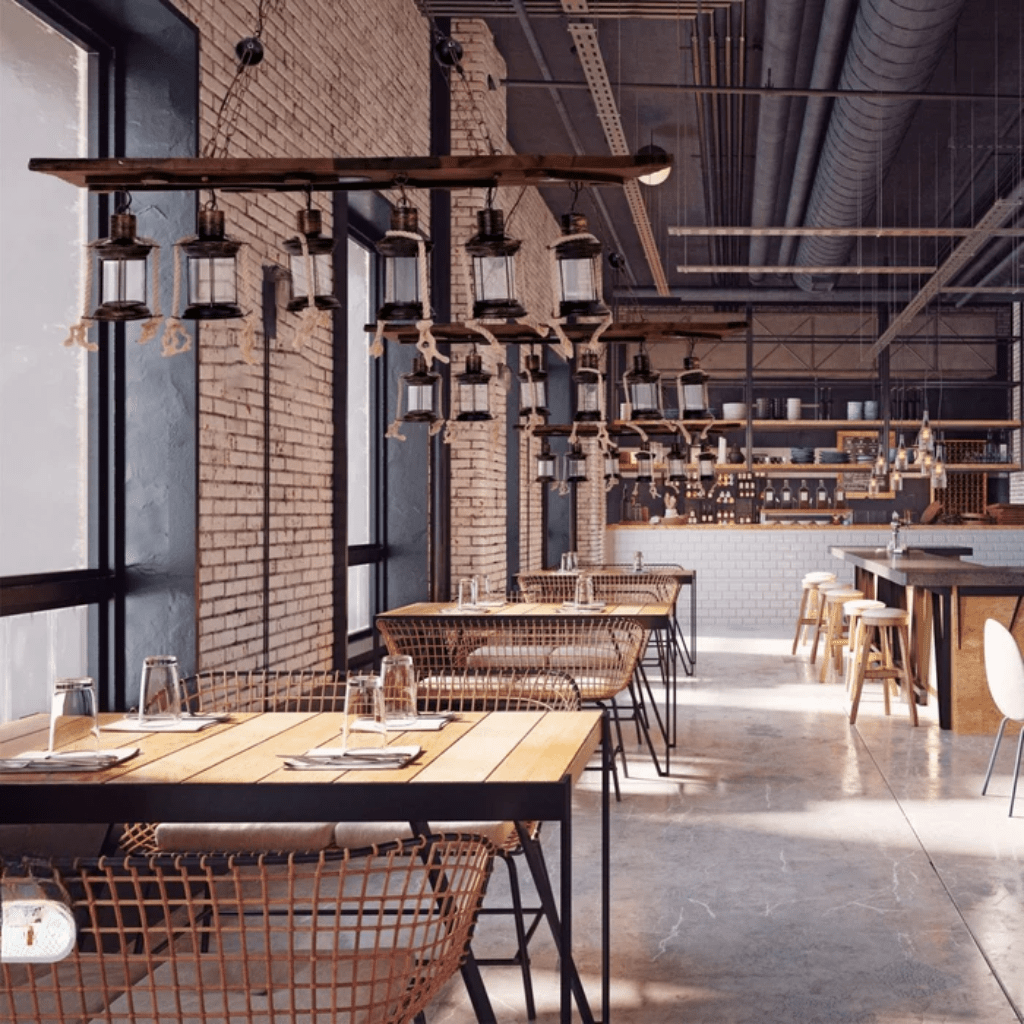 TKLD Pendant & Chandeliers Board Wood Cylinder Glass Farmhouse Kitchen Island E27 Pendant Ceiling Light - 6 Lamps