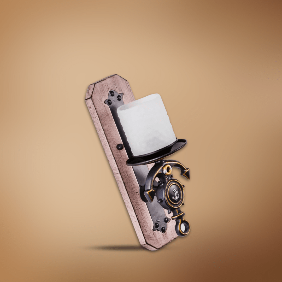 TKLD Pendant & Chandeliers Bra Old Wood E27 Wall Light (ASYA-AVIZE) - 8906-1W