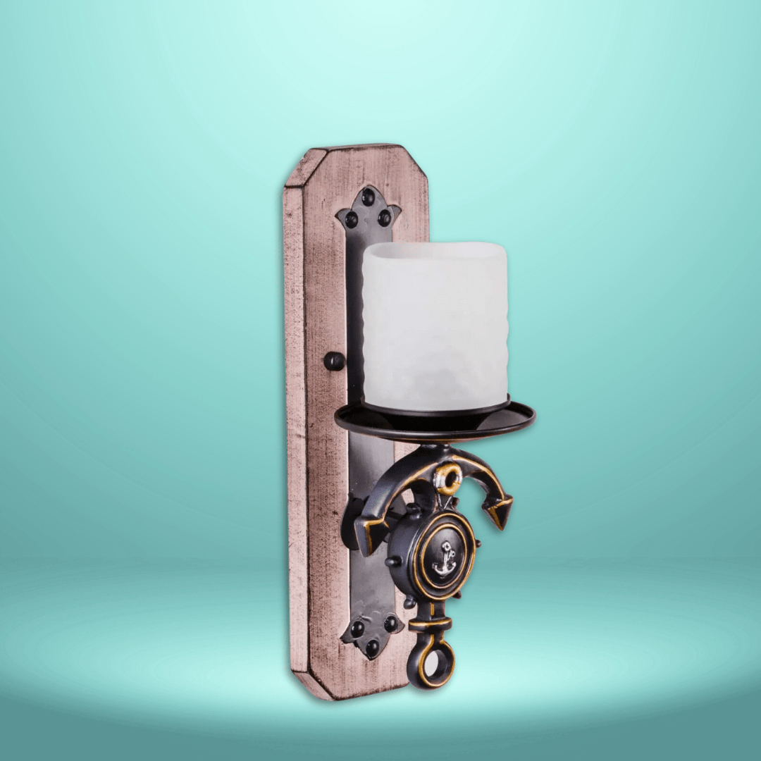 TKLD Pendant & Chandeliers Bra Old Wood E27 Wall Light (ASYA-AVIZE) - 8906-1W