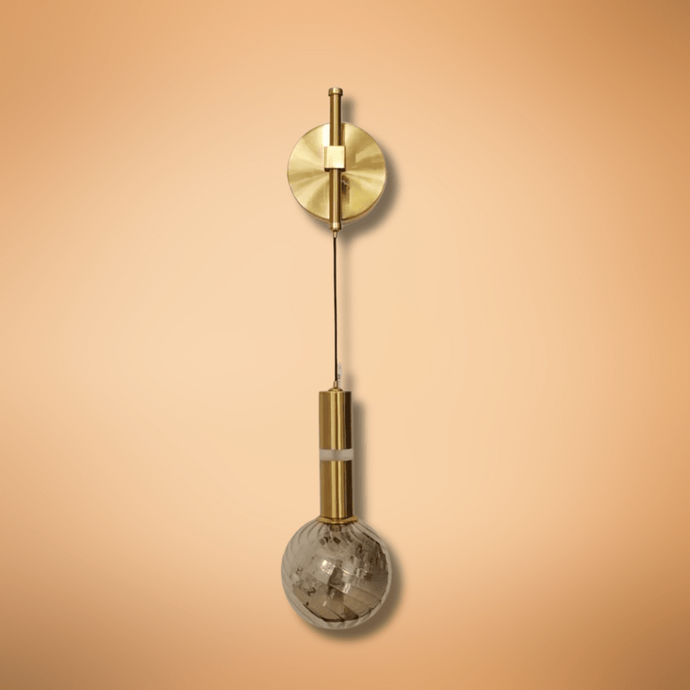 TKLD Pendant & Chandeliers Bronze 39312 Smoke Glass 1xG9+LED Wall Light - 3000K