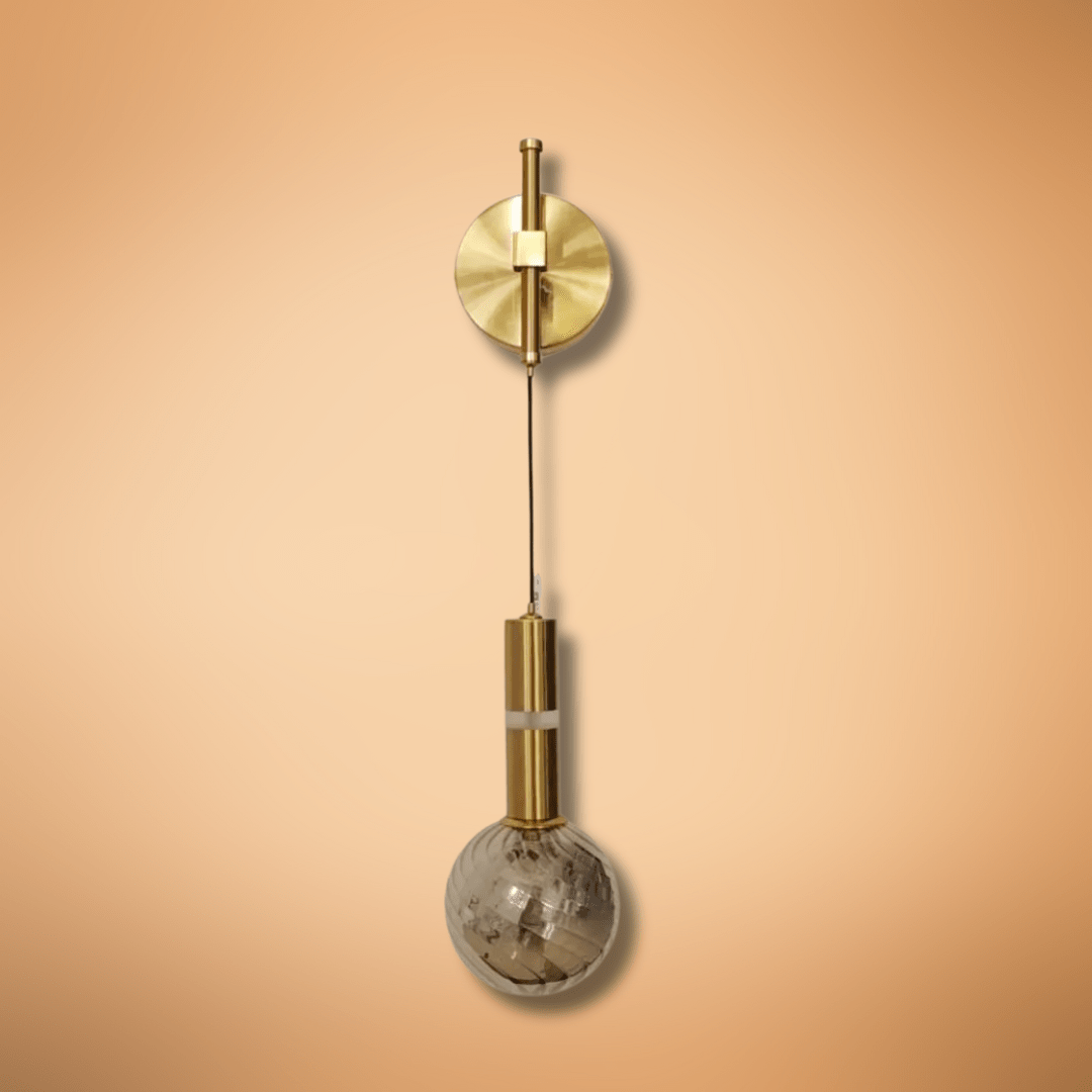 TKLD Pendant & Chandeliers Bronze 39312 Smoke Glass 1xG9+LED Wall Light - 3000K