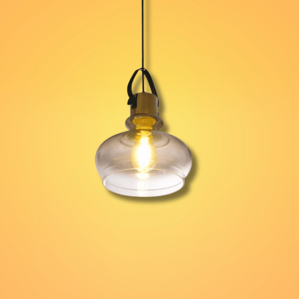 TKLD Pendant & Chandeliers Bronze Gradient Glass Dome E27 Pendant Ceiling Light