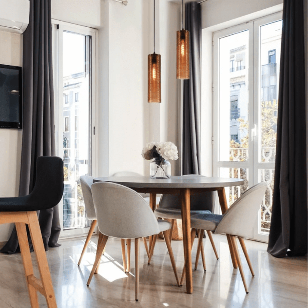 TKLD Pendant & Chandeliers Brown Reeded Cylinder Glass E27 Pendant Light Fitting