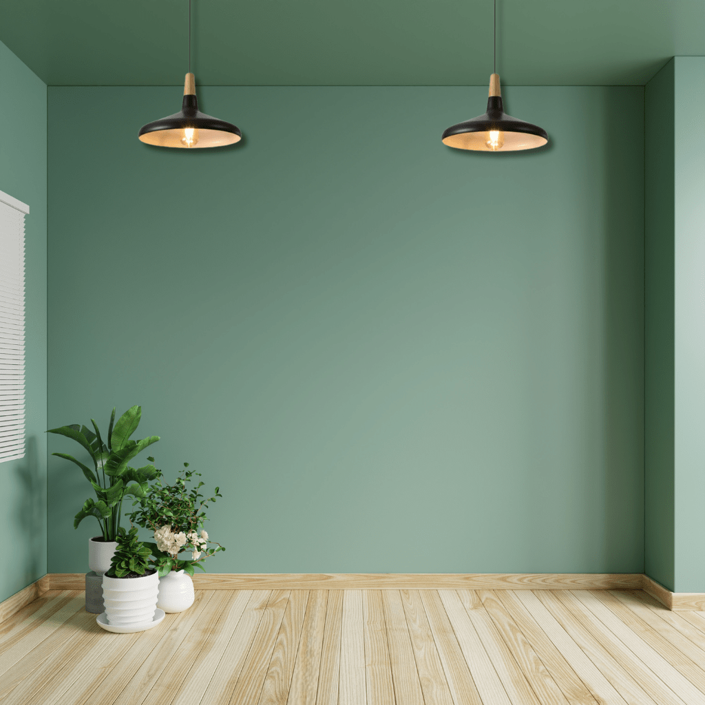 TKLD Pendant & Chandeliers Capo Black/White Flat Nordic Wood Metal E27 Pendant Ceiling Light - 345 mm