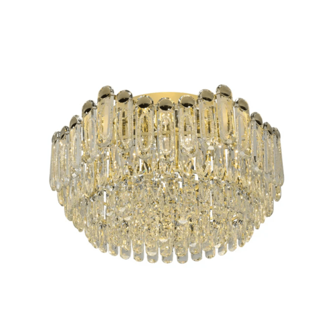 TKLD Pendant & Chandeliers Cascade Crystal Flush Chandelier Ceiling Light - 40W