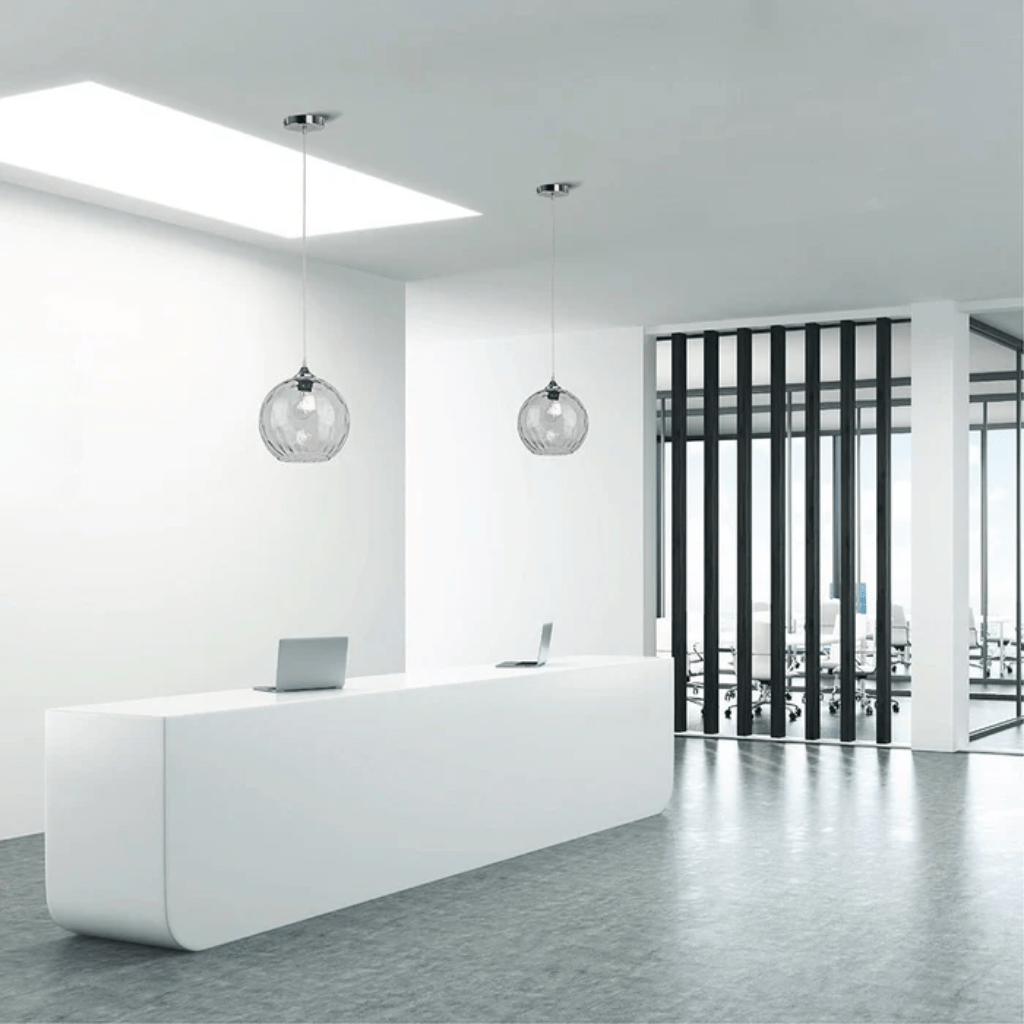 TKLD Pendant & Chandeliers Celestial Clear Dimpled Glass Globe Pendant Ceiling Light - D200mm/D250mm/300mm