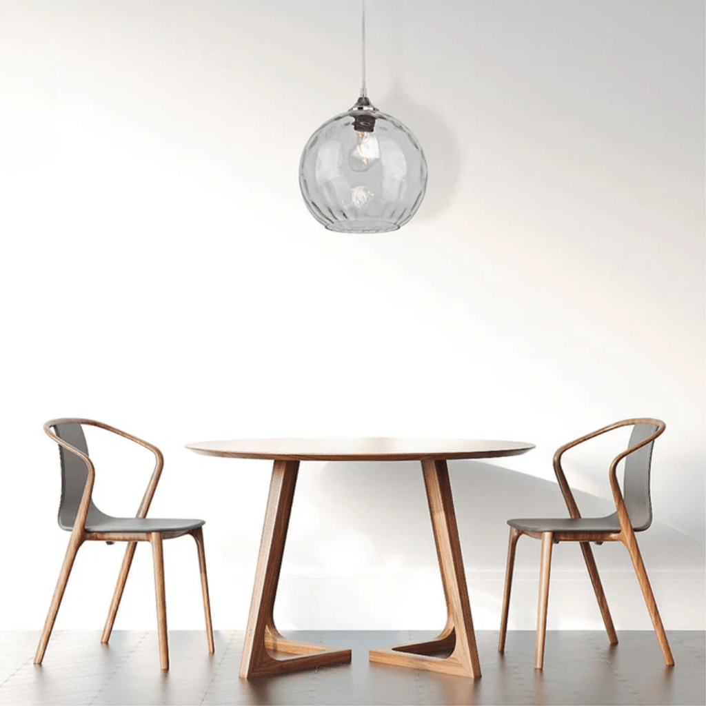 TKLD Pendant & Chandeliers Celestial Clear Dimpled Glass Globe Pendant Ceiling Light - D200mm/D250mm/300mm