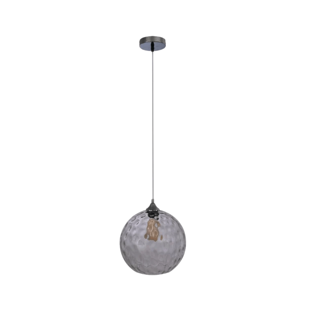 TKLD Pendant & Chandeliers Celestial Clear Dimpled Glass Globe Pendant Ceiling Light - D200mm/D250mm/300mm