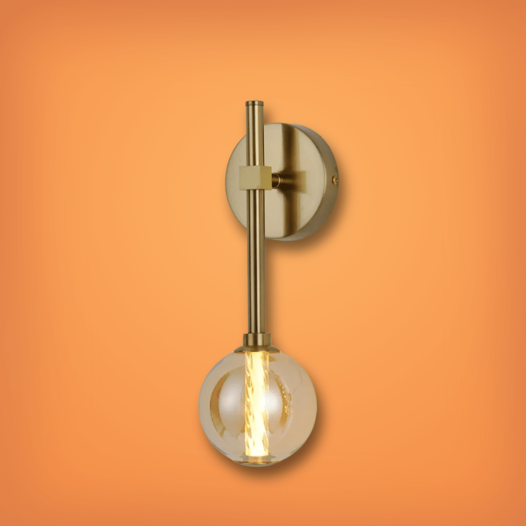 TKLD Pendant & Chandeliers Clear Glass LED 3000K Wall Light - 39308-1A