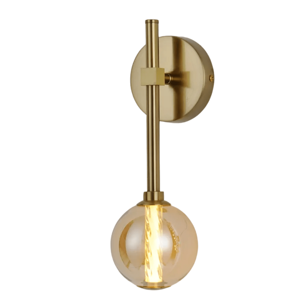 TKLD Pendant & Chandeliers Clear Glass LED 3000K Wall Light - 39308-1A