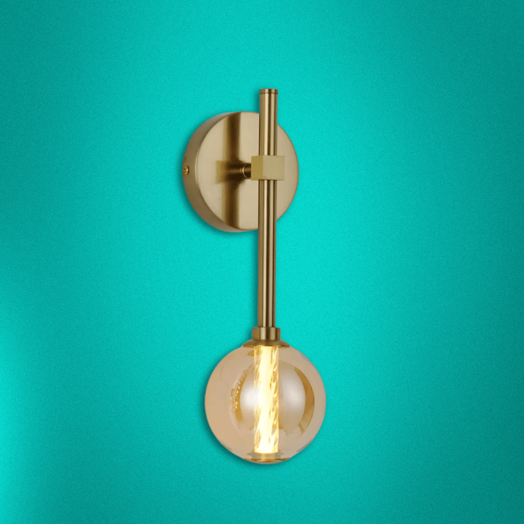 TKLD Pendant & Chandeliers Clear Glass LED 3000K Wall Light - 39308-1A